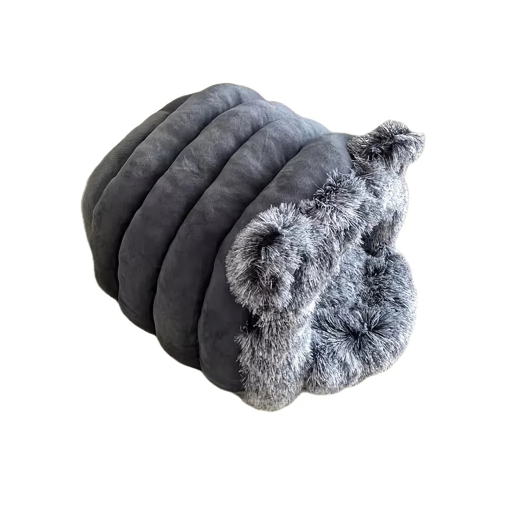 Lit d’Hiver Chaud et Confortable pour Chats et Petits Chiens