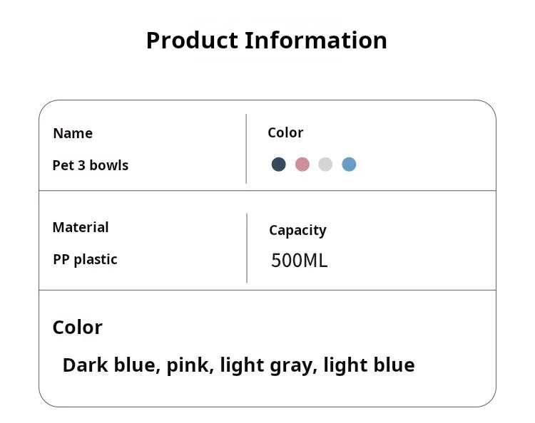 Gamelle inclinée 3-en-1 pour chien et chat avec distributeur d’eau