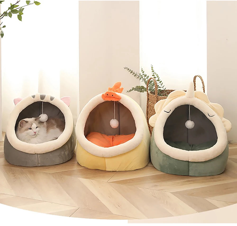 Lit Deep Sleep pour Chats et Petits Chiens – Pliable et Lavable