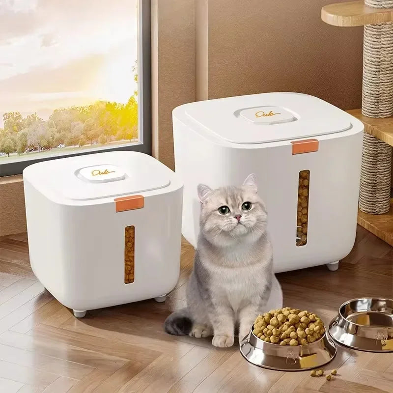 Baril de Stockage Étanche pour Aliments d’Animaux – Chats et Chiens
