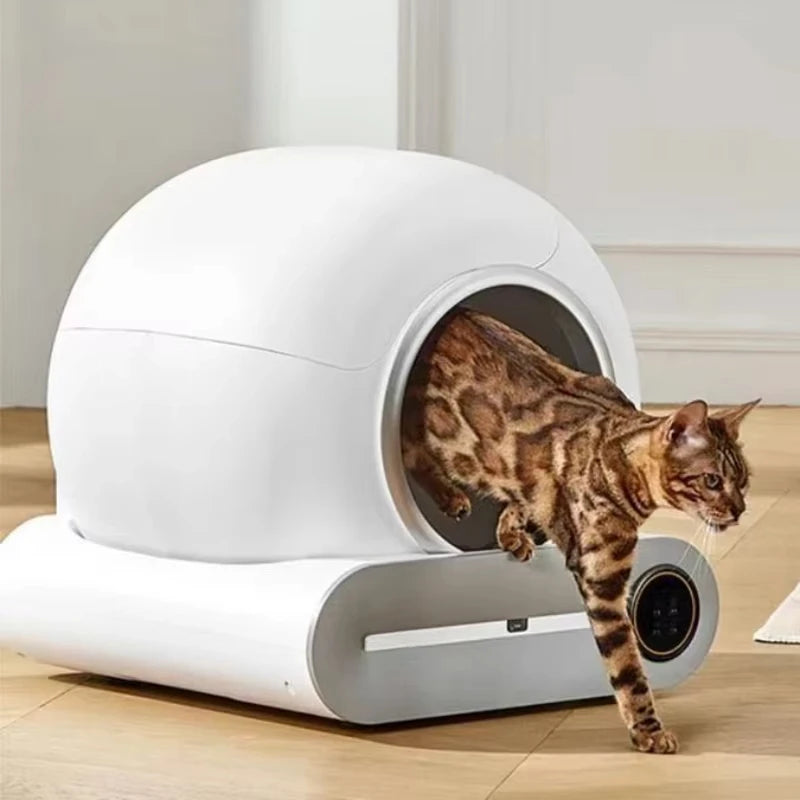 Bac à Litière Intelligent pour Chats – Automatique et Grande Capacité