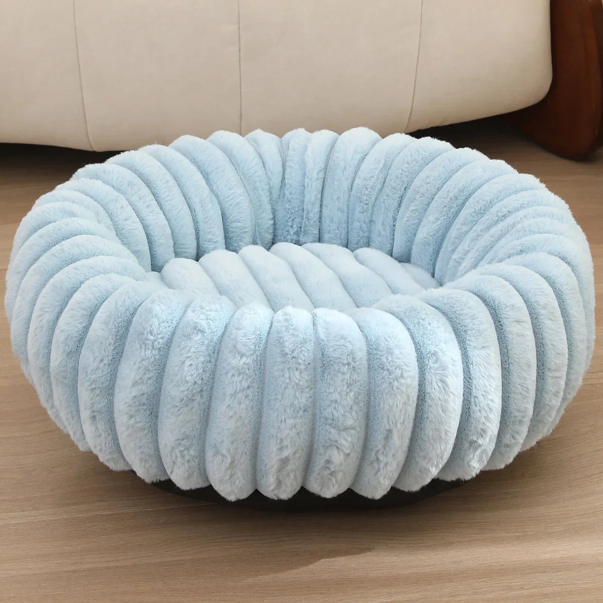 Lit Rond Ultra Moelleux pour Chiens et Chats – Taille 40 à 70 cm